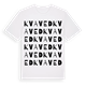 Kvaved ordlek t-shirt