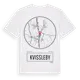 White t-shirt med Kvissleby t-shirt
