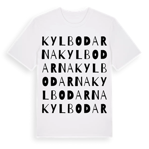 Kylbodarna ordlek t-shirt – ekologisk bomull t-shirt från Pinshirt