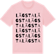 Pink Cotton t-shirt med Lägsta ordlek t-shirt