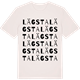 Vintage White t-shirt med Lägsta ordlek t-shirt