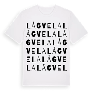 Lågvela ordlek t-shirt – ekologisk bomull t-shirt från Pinshirt