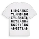 Långänget ordlek t-shirt