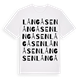 Långåsen ordlek t-shirt