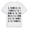 Långblå ordlek t-shirt