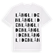 Långliden ordlek t-shirt
