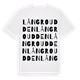Långroudden ordlek t-shirt