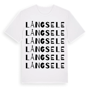 Långsele ordlek t-shirt – ekologisk bomull t-shirt från Pinshirt
