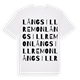 Långsillremon ordlek t-shirt