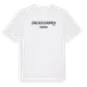White t-shirt med Långskogsdammen i Sverige t-shirt