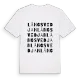 Långsvedjan ordlek t-shirt