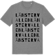 Mid Heather Gray t-shirt med Länstervallen ordlek t-shirt