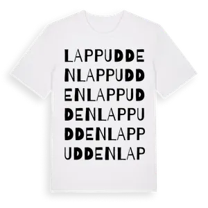 Lappudden ordlek t-shirt – ekologisk bomull t-shirt från Pinshirt