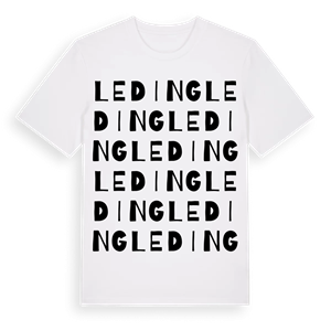 Leding ordlek t-shirt – ekologisk bomull t-shirt från Pinshirt