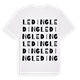 Leding ordlek t-shirt