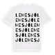 Lemesjö ordlek t-shirt