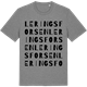 Mid Heather Gray t-shirt med Leringsforsen ordlek t-shirt