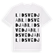 Lidsvedjan ordlek t-shirt