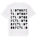 Lidtorpet ordlek t-shirt