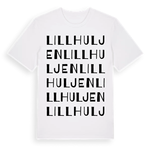 Lillhuljen ordlek t-shirt – ekologisk bomull t-shirt från Pinshirt