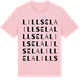 Pink Cotton t-shirt med Lillsela ordlek t-shirt