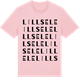 Pink Cotton t-shirt med Lillsele ordlek t-shirt