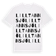 Lilltannsjö ordlek t-shirt