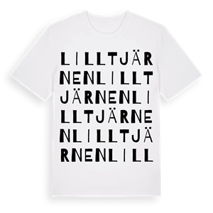 Lilltjärnen ordlek t-shirt – ekologisk bomull t-shirt från Pinshirt