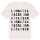 Vintage White t-shirt med Linnbäckåsen ordlek t-shirt