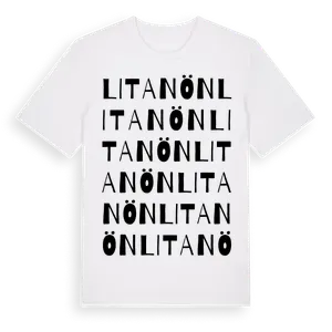 Litanön ordlek t-shirt – ekologisk bomull t-shirt från Pinshirt