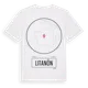 White t-shirt med Litanön t-shirt