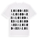 Lobodarna ordlek t-shirt