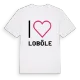 Jag älskar Loböle t-shirt stort tryck