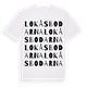 Lokåsbodarna ordlek t-shirt