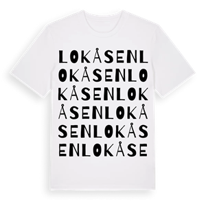 Lokåsen ordlek t-shirt – ekologisk bomull t-shirt från Pinshirt
