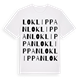 Loklippan ordlek t-shirt