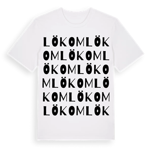 Lökom ordlek t-shirt – ekologisk bomull t-shirt från Pinshirt