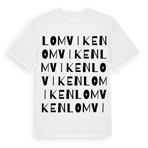 Lomviken ordlek t-shirt – ekologisk bomull t-shirt från Pinshirt