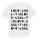 Lomviksskatan ordlek t-shirt