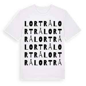 Lortrå ordlek t-shirt – ekologisk bomull t-shirt från Pinshirt