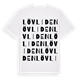 Lövliden ordlek t-shirt