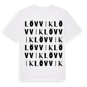 Lövvik ordlek t-shirt – ekologisk bomull t-shirt från Pinshirt
