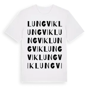 Lungvik ordlek t-shirt – ekologisk bomull t-shirt från Pinshirt