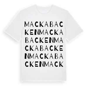 Mackabacken ordlek t-shirt – ekologisk bomull t-shirt från Pinshirt