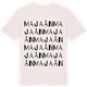Vintage White t-shirt med Majaån ordlek t-shirt
