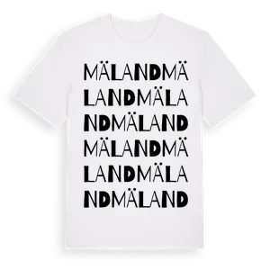 Mäland ordlek t-shirt – ekologisk bomull t-shirt från Pinshirt