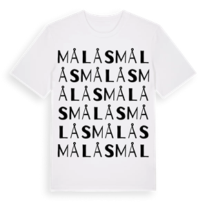 Målås ordlek t-shirt – ekologisk bomull t-shirt från Pinshirt