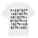 Malnäset ordlek t-shirt