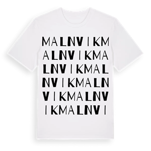 Malnvik ordlek t-shirt – ekologisk bomull t-shirt från Pinshirt