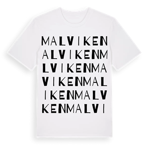 Malviken ordlek t-shirt – ekologisk bomull t-shirt från Pinshirt